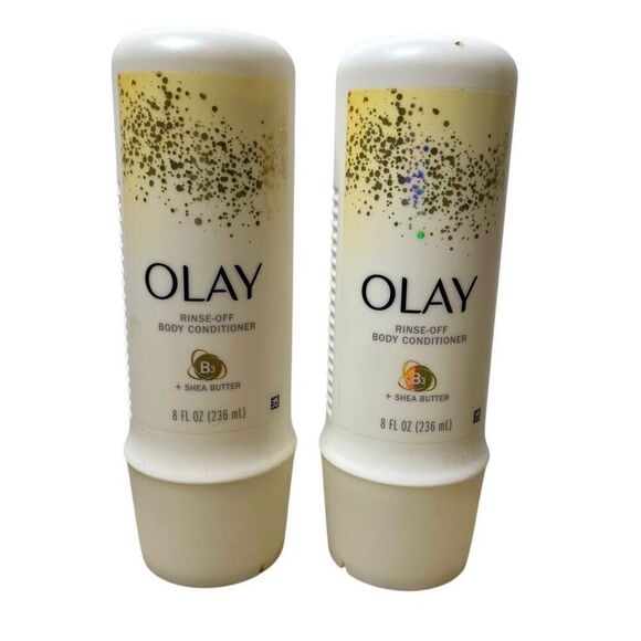 NEW 2 Pack Olay Rinse Off Body Conditioner + Coconut Oil B3 Complex 8 oz RARE